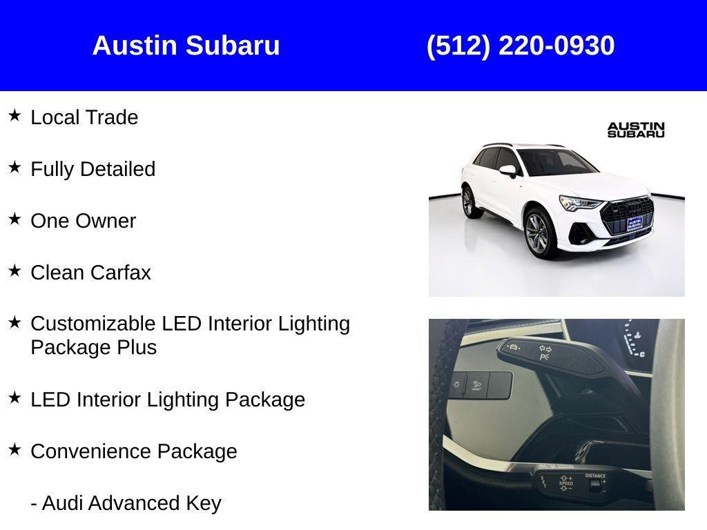 used 2022 Audi Q3 car, priced at $26,100