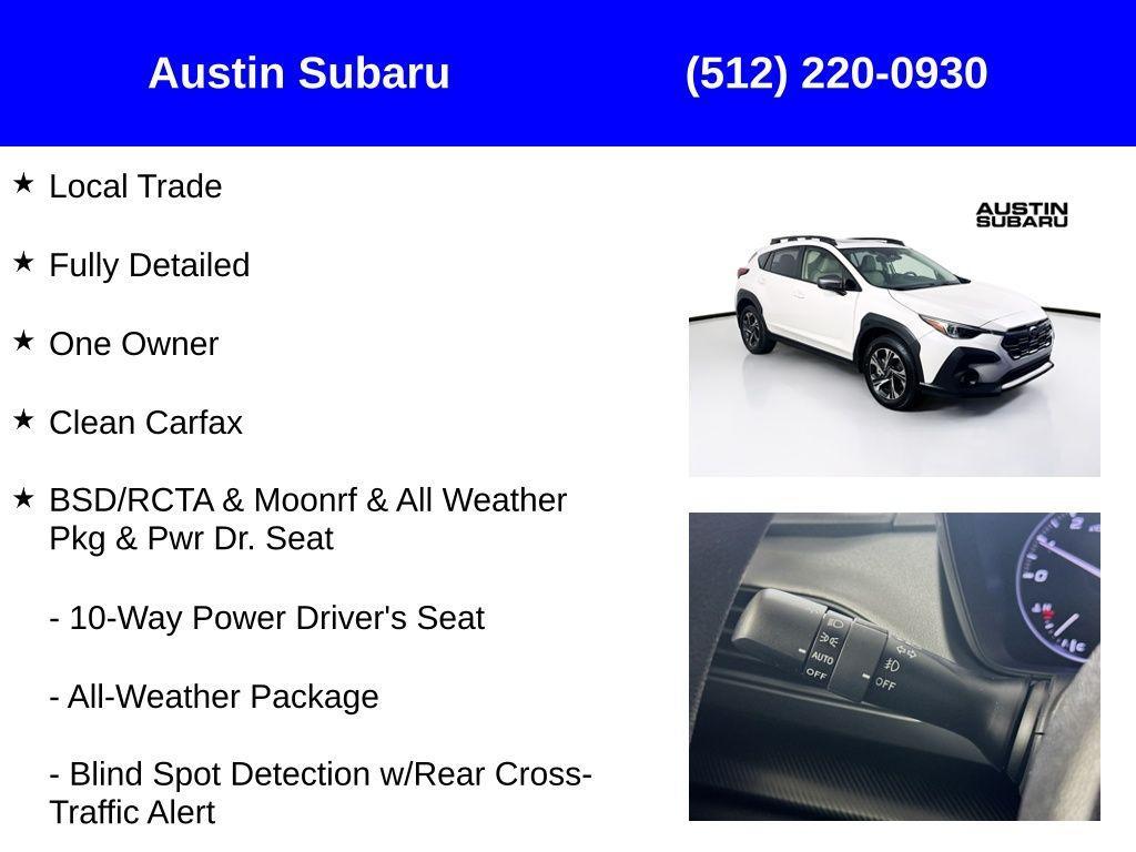 used 2024 Subaru Crosstrek car, priced at $26,800