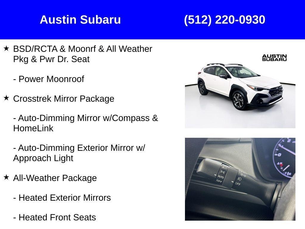 used 2024 Subaru Crosstrek car, priced at $26,800