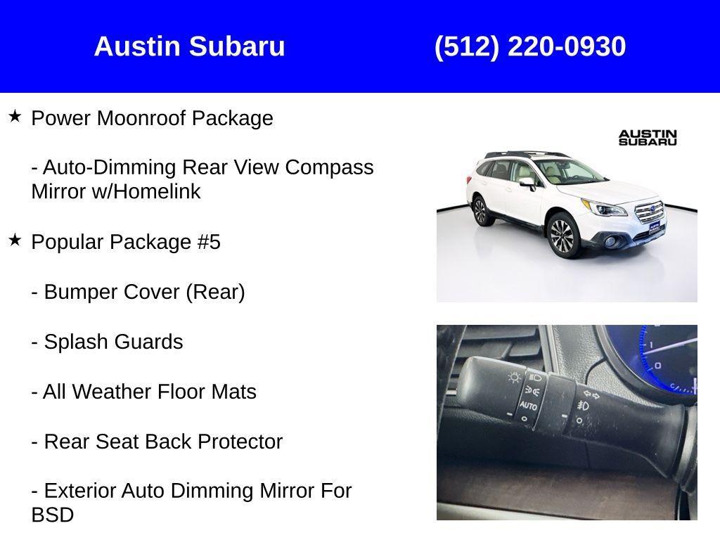 used 2016 Subaru Outback car, priced at $16,600