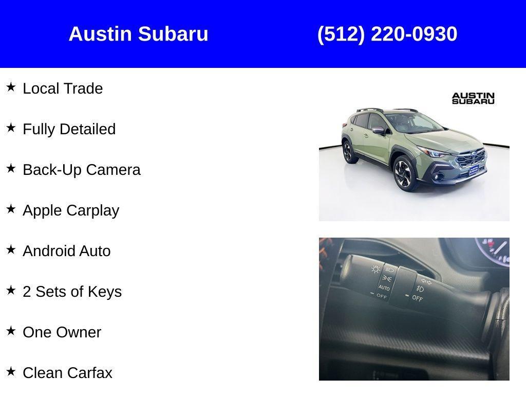 used 2024 Subaru Crosstrek car, priced at $30,500