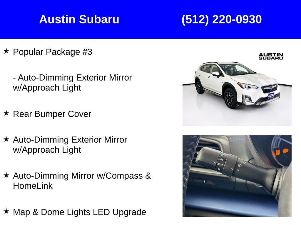 used 2020 Subaru Crosstrek Hybrid car, priced at $26,480
