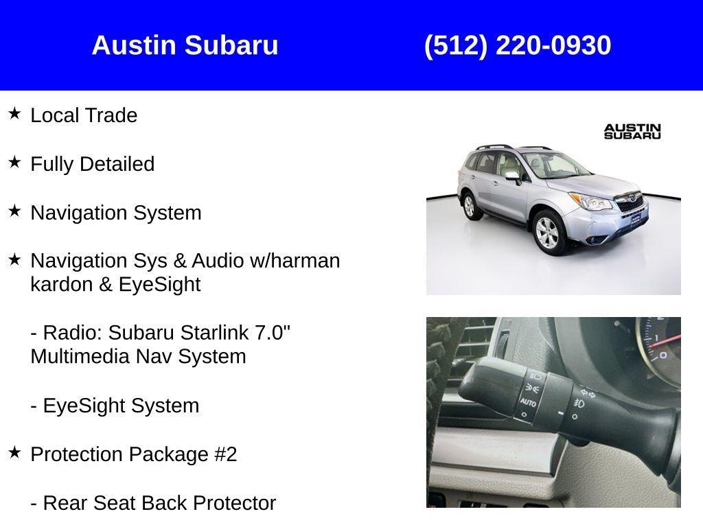 used 2016 Subaru Forester car, priced at $17,600