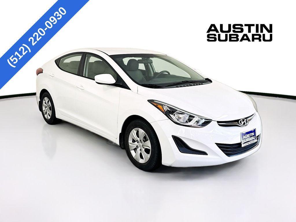 used 2016 Hyundai Elantra car, priced at $10,500