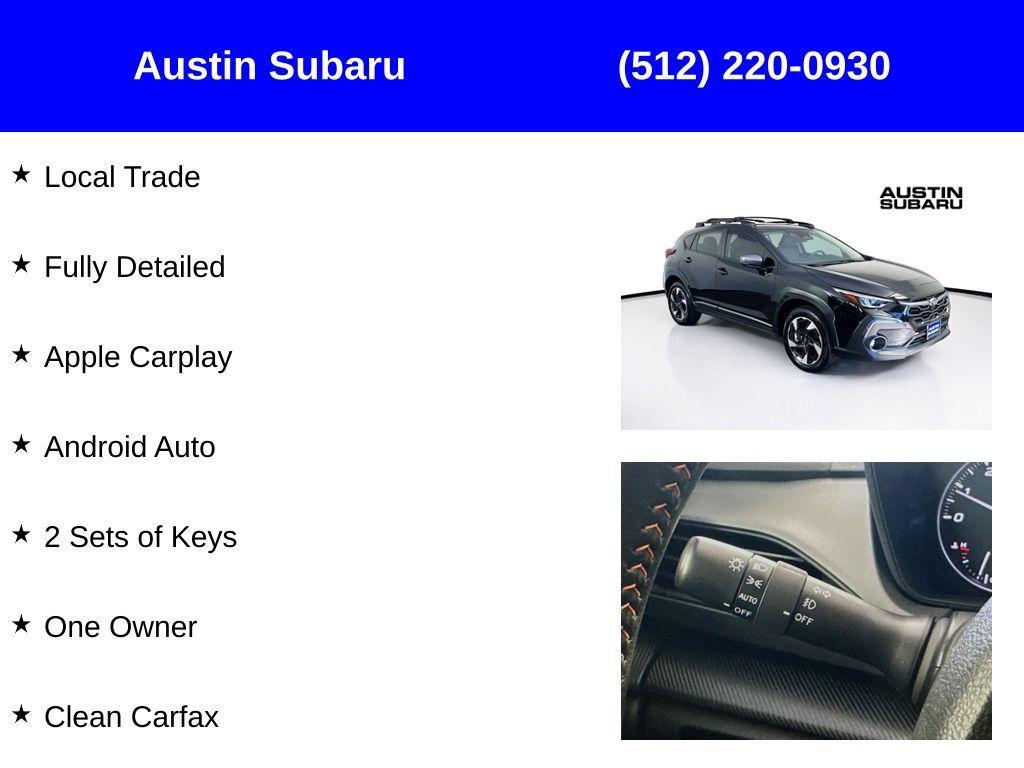 used 2024 Subaru Crosstrek car, priced at $31,400