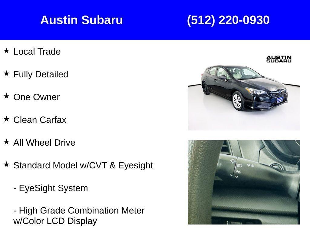 used 2021 Subaru Impreza car, priced at $18,650