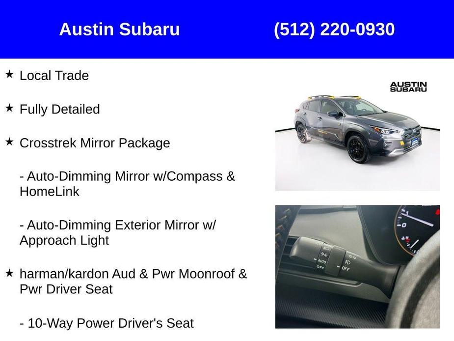 used 2024 Subaru Crosstrek car, priced at $31,400