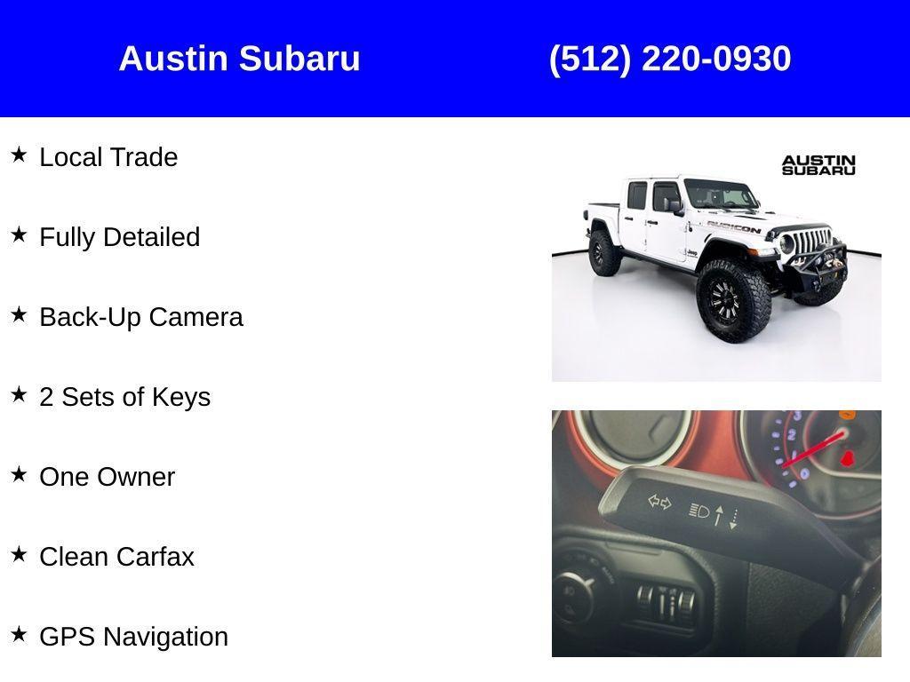 used 2021 Jeep Gladiator car, priced at $40,400