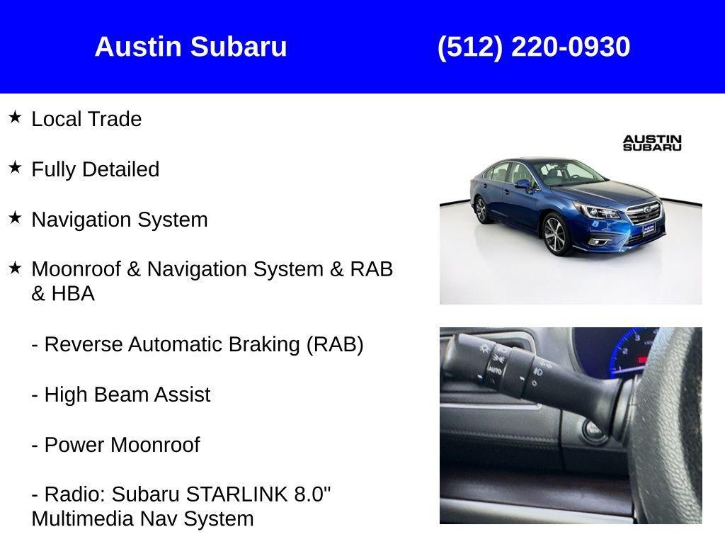 used 2019 Subaru Legacy car, priced at $20,600