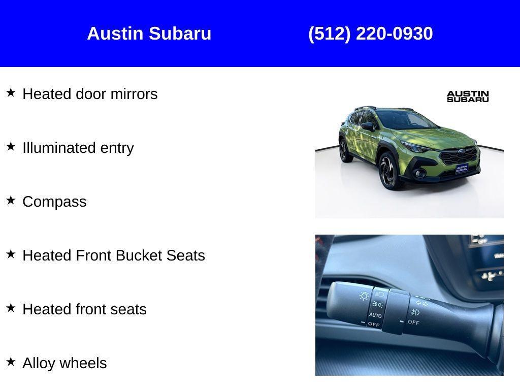 new 2026 Subaru Crosstrek car, priced at $41,152