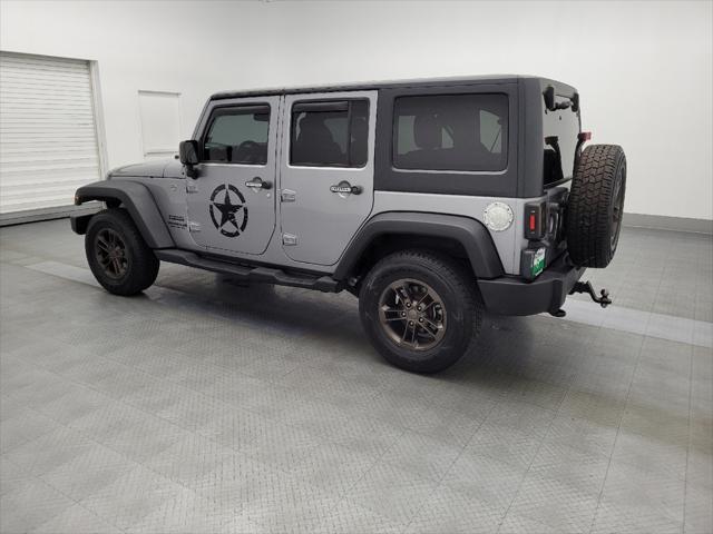 used 2016 Jeep Wrangler Unlimited car, priced at $23,095