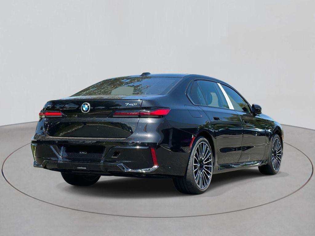 new 2025 BMW 740 car, priced at $107,300