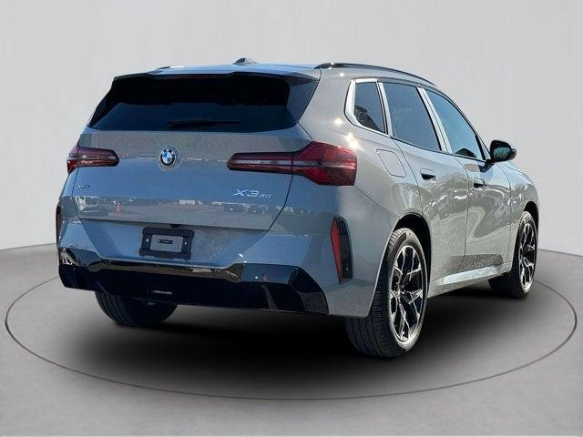 new 2025 BMW X3 car, priced at $59,855