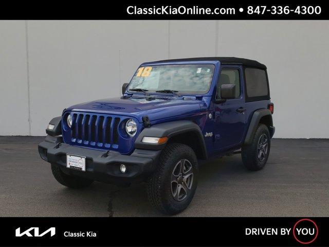 used 2018 Jeep Wrangler car, priced at $23,635