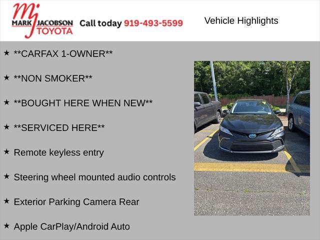 used 2023 Toyota Camry Hybrid car, priced at $27,800