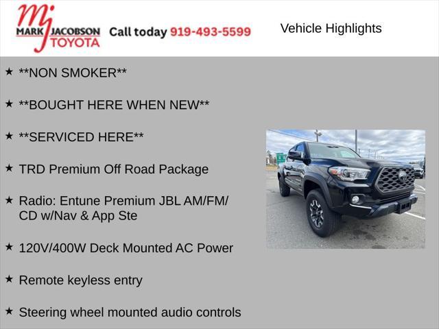 used 2022 Toyota Tacoma car, priced at $37,800