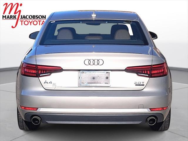 used 2017 Audi A4 car, priced at $14,200