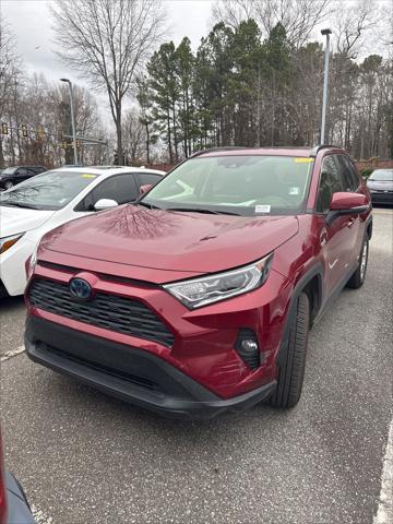 used 2020 Toyota RAV4 Hybrid car, priced at $27,800