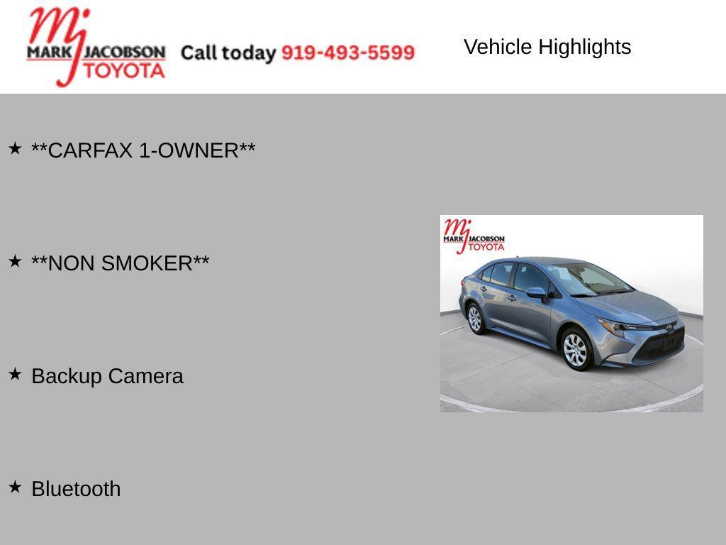 used 2022 Toyota Corolla car, priced at $17,780