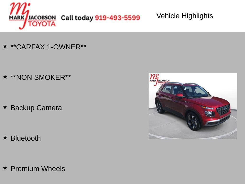 used 2024 Hyundai Venue car, priced at $18,280