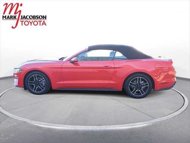 used 2022 Ford Mustang car, priced at $21,600