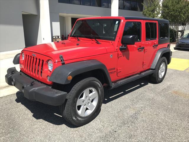 used 2017 Jeep Wrangler Unlimited car, priced at $24,800