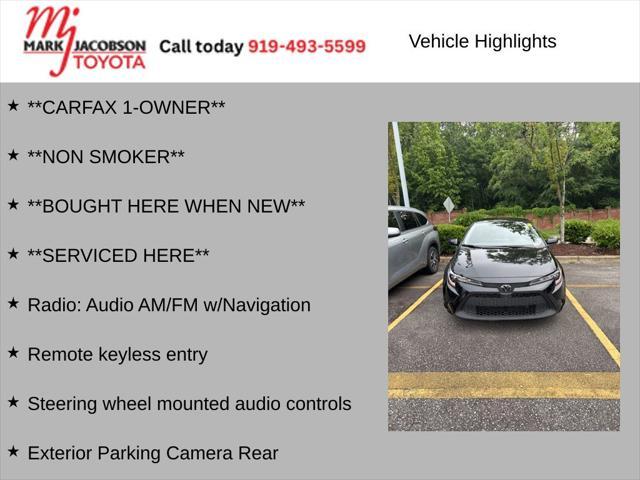 used 2020 Toyota Corolla car, priced at $19,800