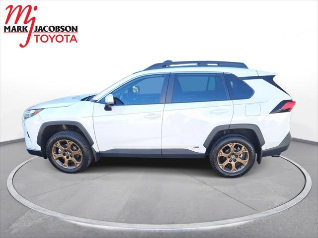 used 2023 Toyota RAV4 Hybrid car, priced at $34,400