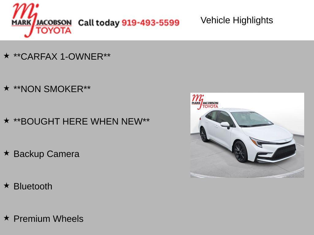 used 2025 Toyota Corolla car, priced at $24,880