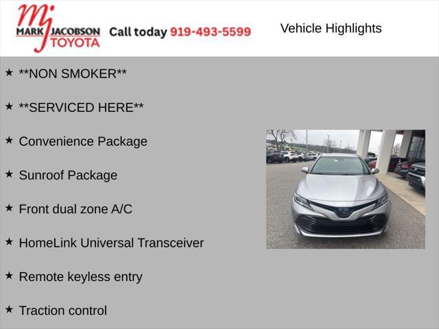 used 2019 Toyota Camry Hybrid car, priced at $20,800