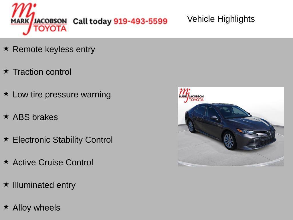 used 2019 Toyota Camry car, priced at $16,880