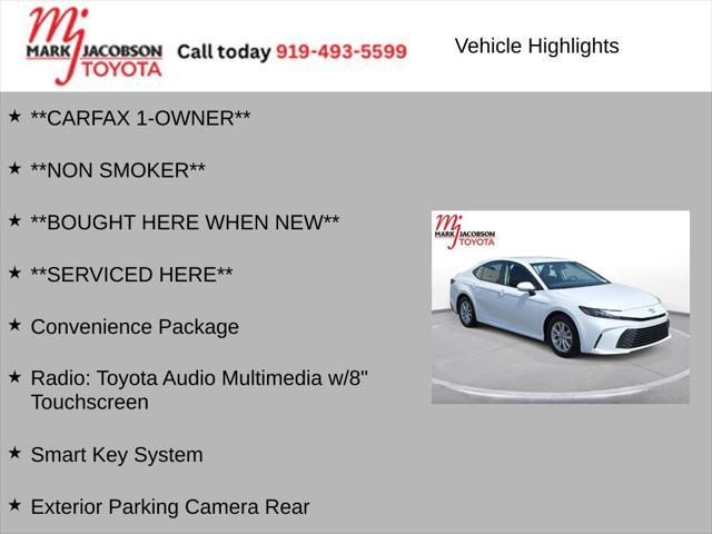 used 2025 Toyota Camry car, priced at $29,400