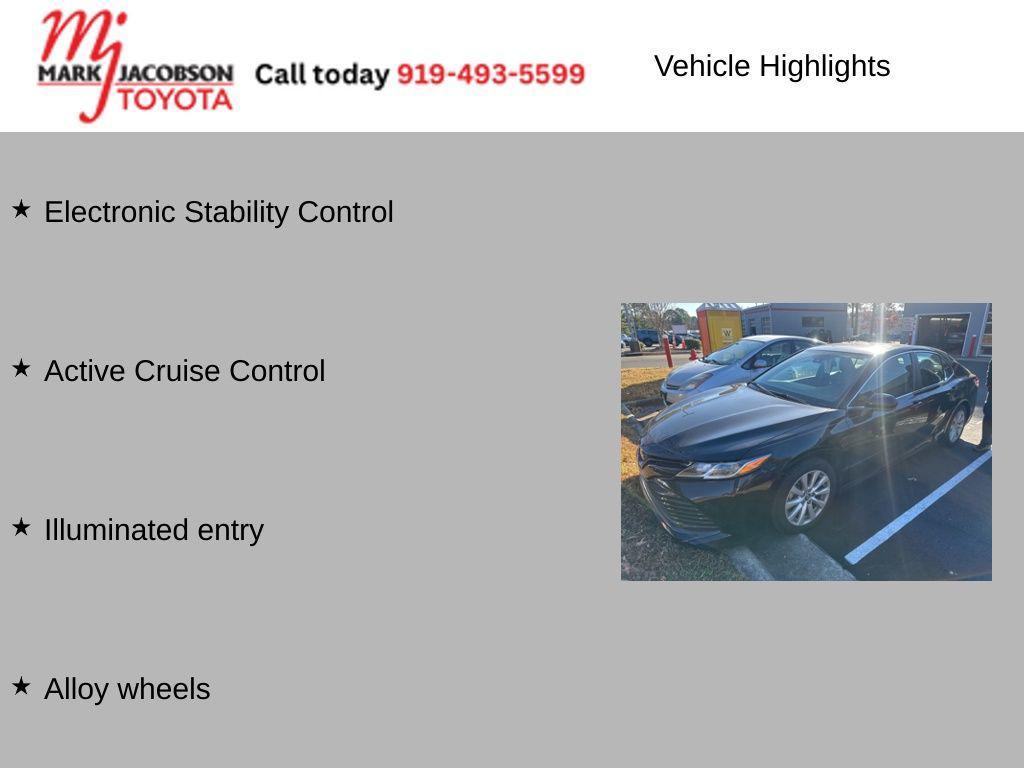 used 2019 Toyota Camry car, priced at $15,780