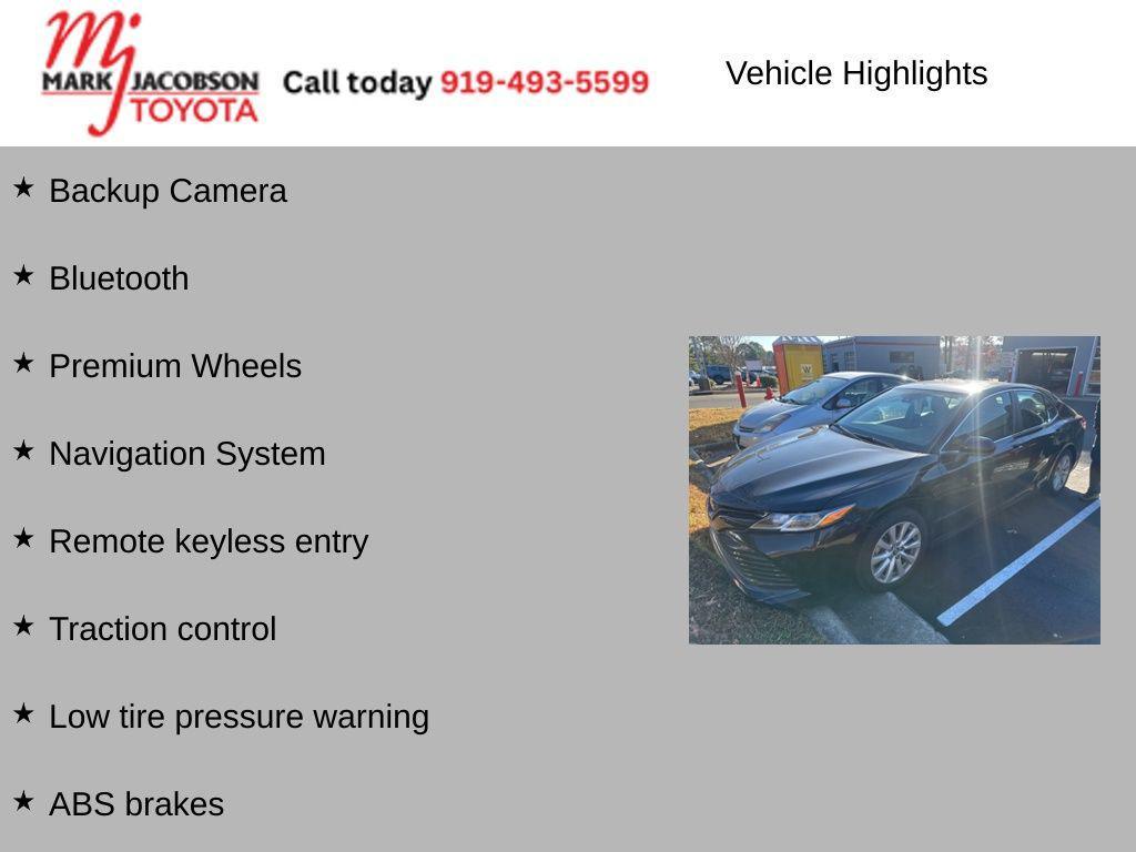used 2019 Toyota Camry car, priced at $15,780