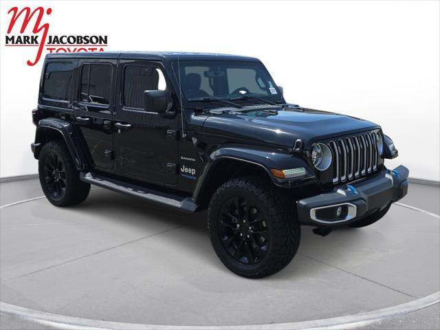 used 2022 Jeep Wrangler Unlimited 4xe car, priced at $31,380