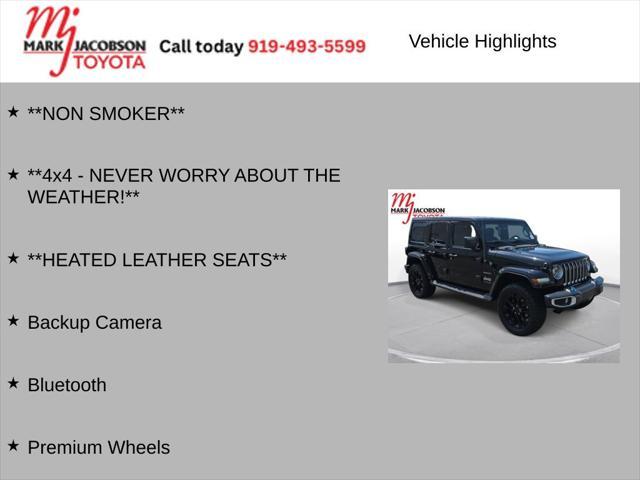 used 2022 Jeep Wrangler Unlimited 4xe car, priced at $31,380