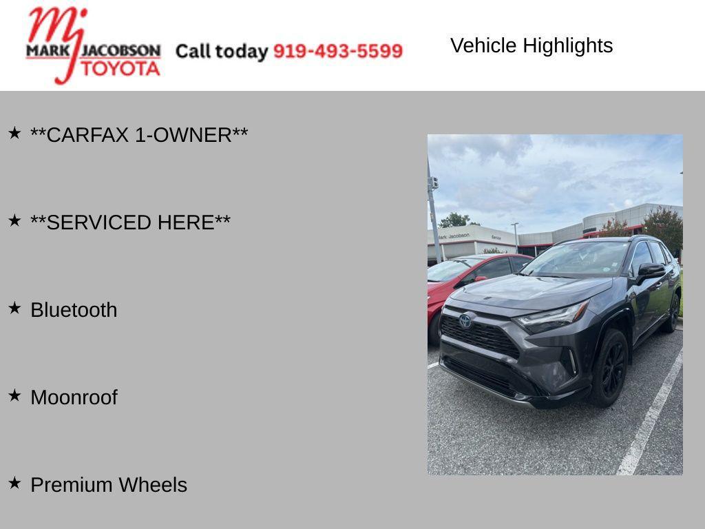 used 2022 Toyota RAV4 Hybrid car, priced at $33,580