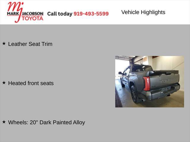 used 2023 Toyota Tundra car, priced at $52,500