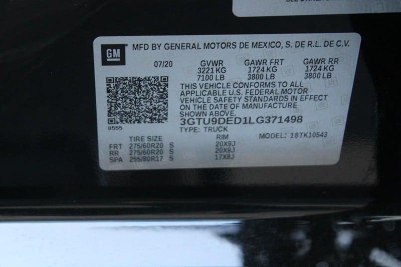 used 2020 GMC Sierra 1500 car, priced at $43,995