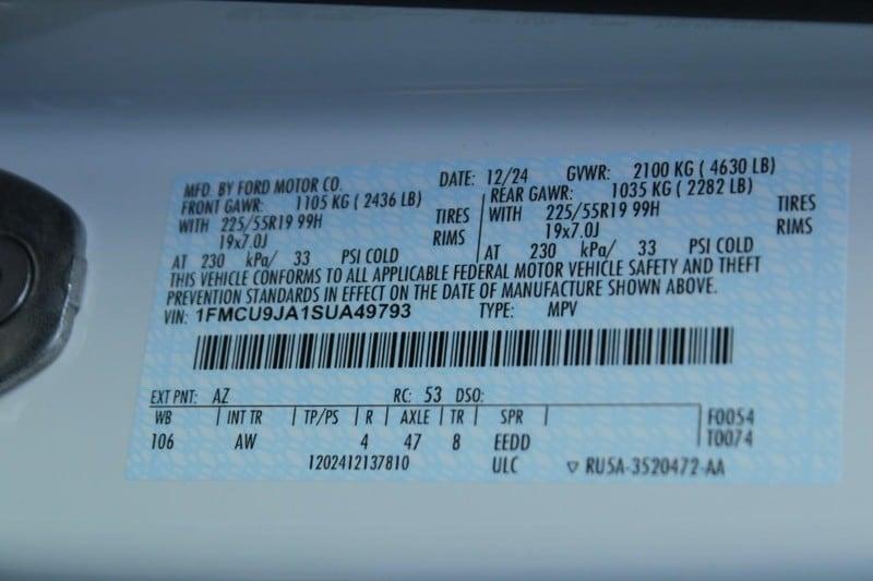 new 2025 Ford Escape car, priced at $39,188