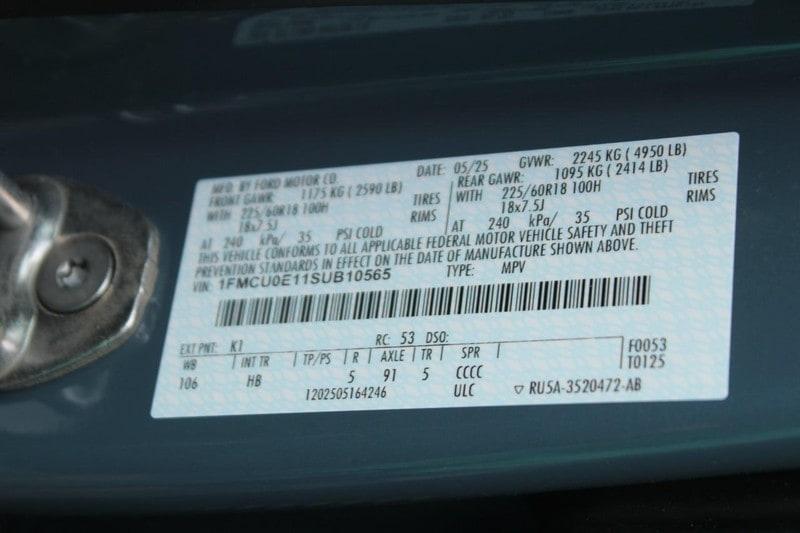 new 2025 Ford Escape car, priced at $38,169