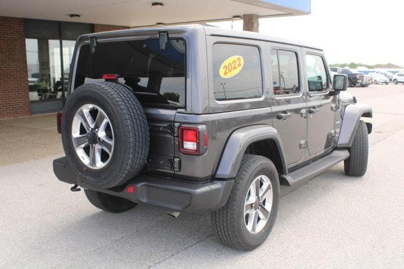 used 2022 Jeep Wrangler Unlimited car, priced at $43,500