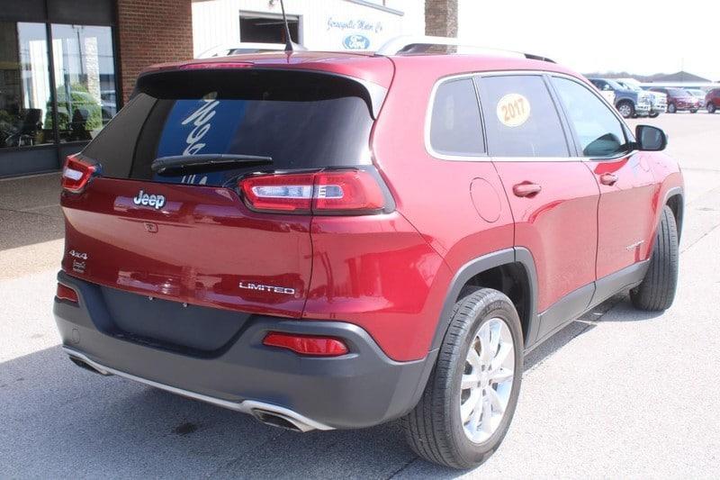 used 2017 Jeep Cherokee car, priced at $21,995