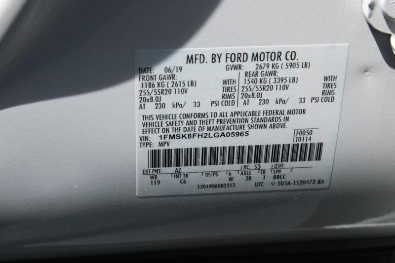 used 2020 Ford Explorer car, priced at $27,995