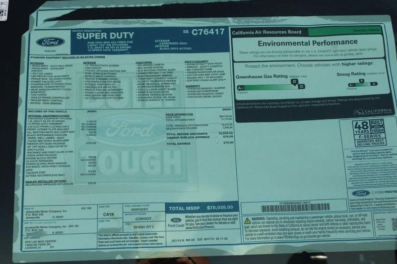 new 2025 Ford F-250 car, priced at $78,035
