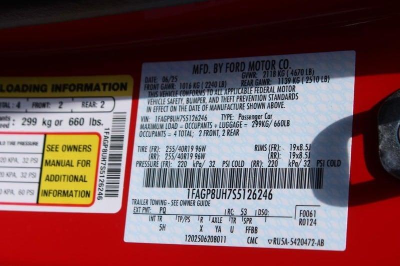 new 2025 Ford Mustang car, priced at $47,700