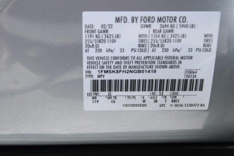 used 2022 Ford Explorer car, priced at $34,995