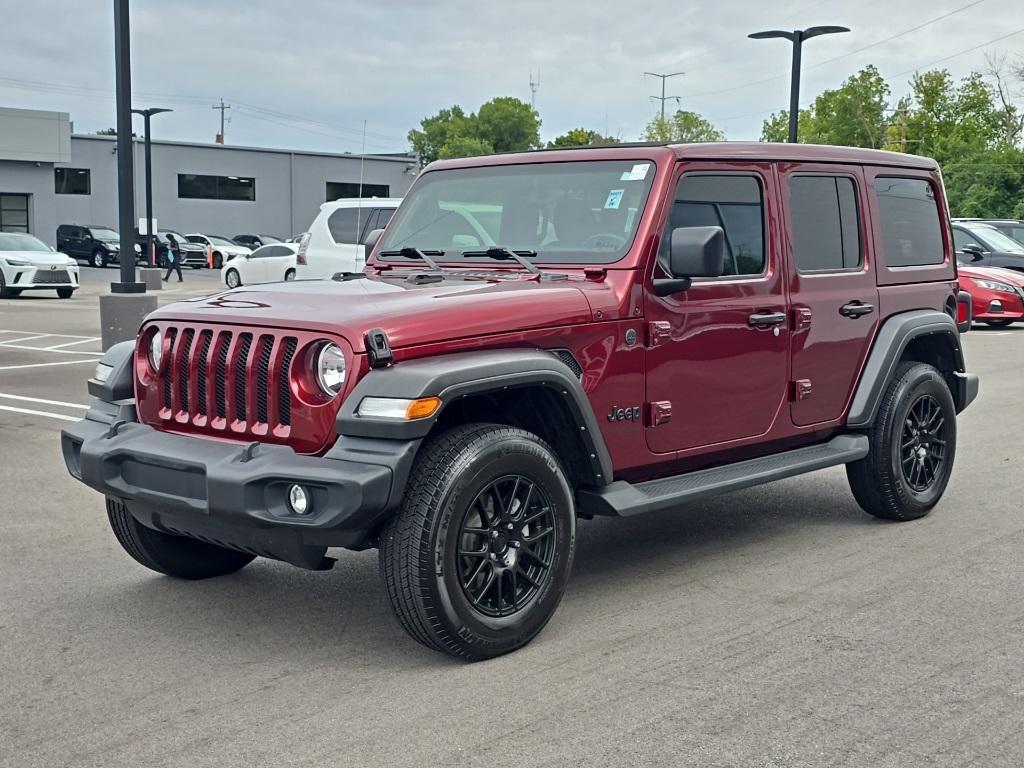 used 2022 Jeep Wrangler Unlimited car, priced at $27,900