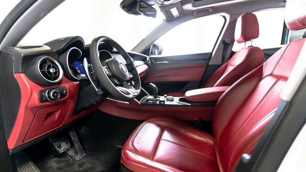 used 2021 Alfa Romeo Stelvio car, priced at $27,600