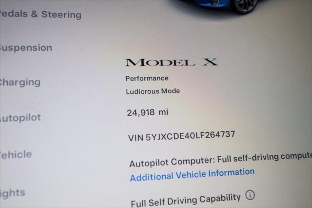 used 2020 Tesla Model X car, priced at $48,001